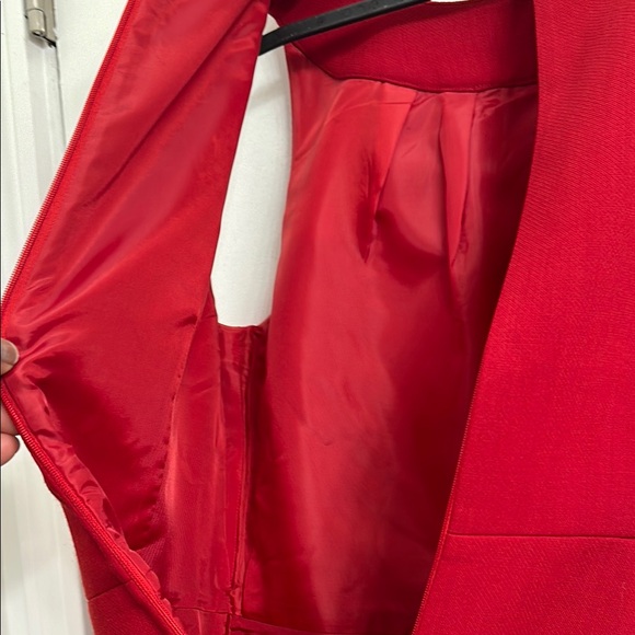 Talbots Red Sleeveless Wool Blend Sheath Dress 10 Petite NWT - Picture 5 of 7